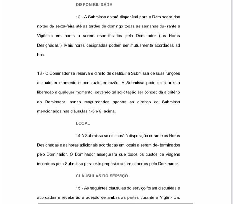 Advogado faz 'contrato de ficante' com cláusula que proíbe traição e exige  sexo