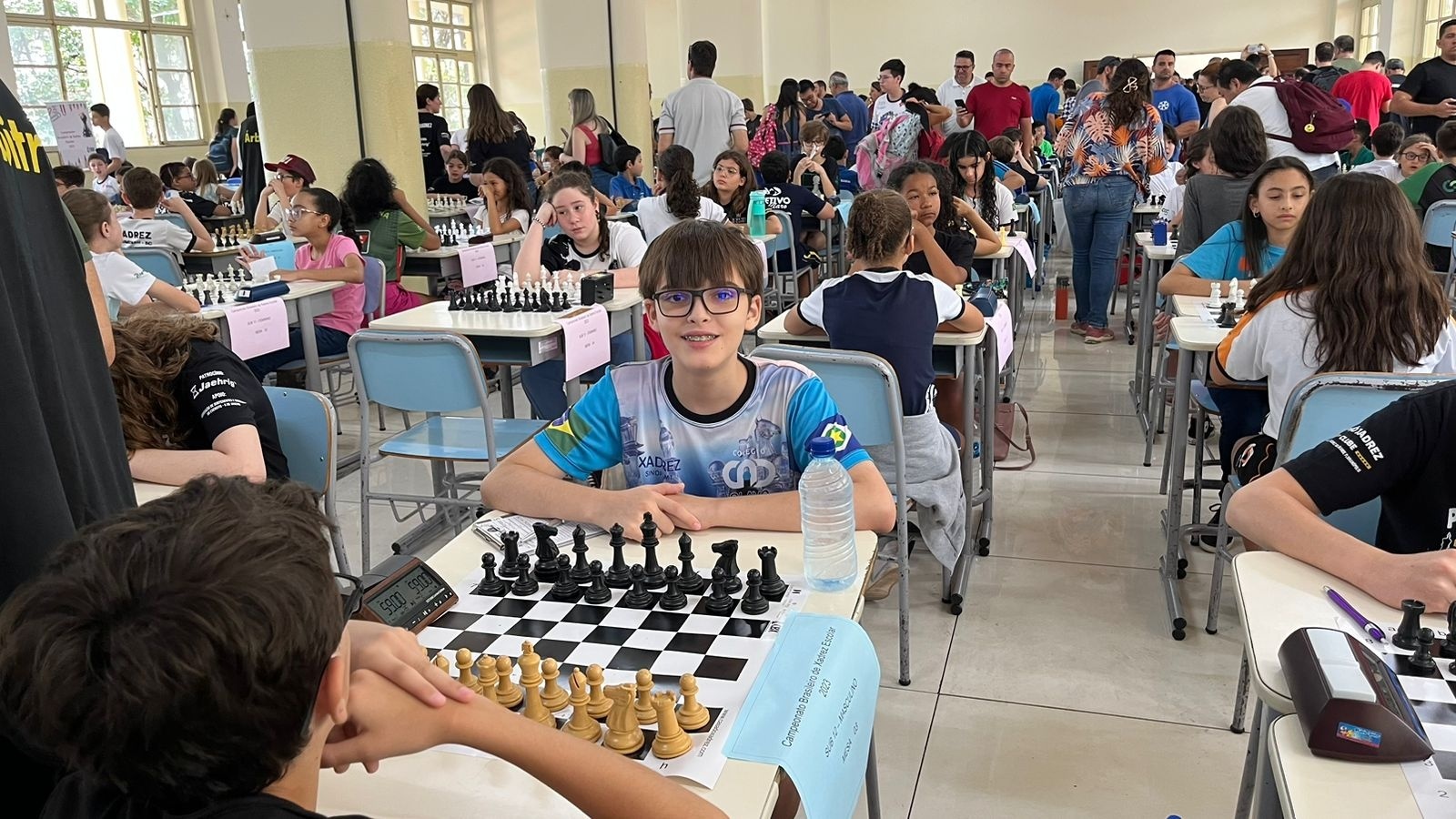 Enxadristas de MS se destacam no Brasileiro de Xadrez Escolar