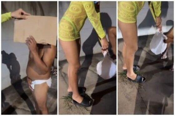 Homem contrata travestis, não tem dinheiro para pagar e é deixado pelado na rua